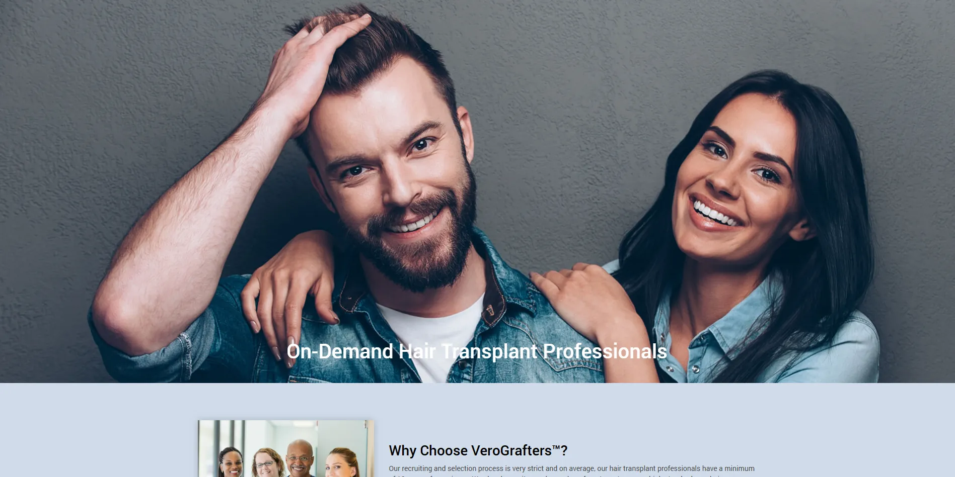Hair Transplant website picture